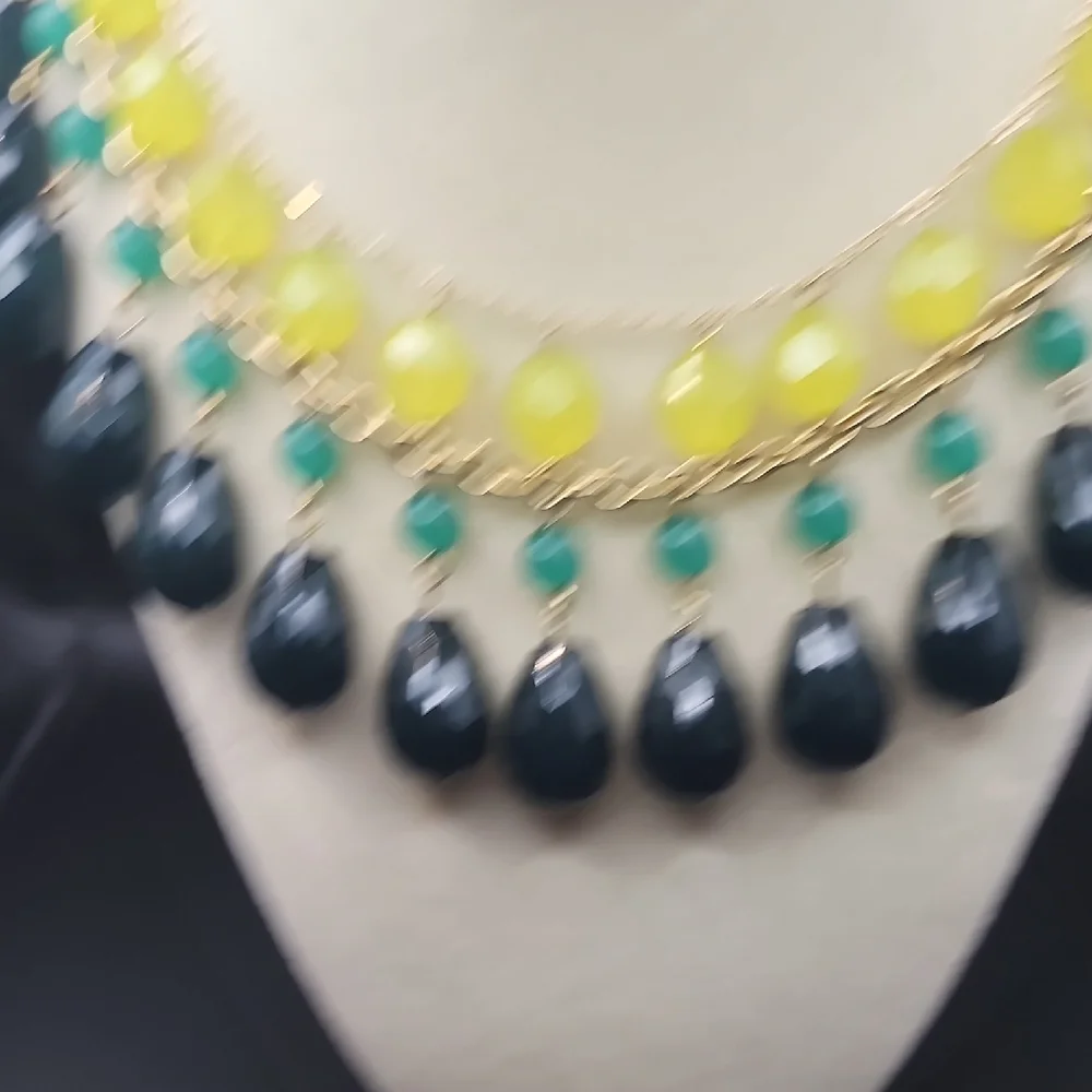 Elegant Multicolor Beaded Necklace